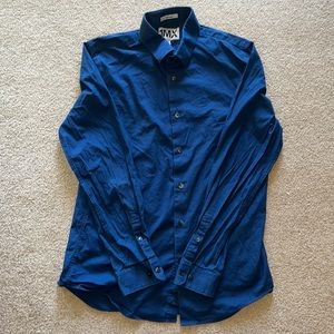 Express Fitted Button Down Dress Shirt 1MX